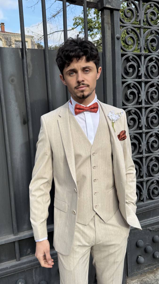 costume homme mélange de lin Marseille