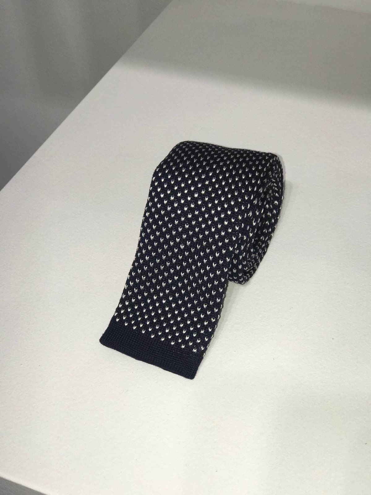 cravate tricot marseille marine a pois mariage dandy mariage champetre accessoires