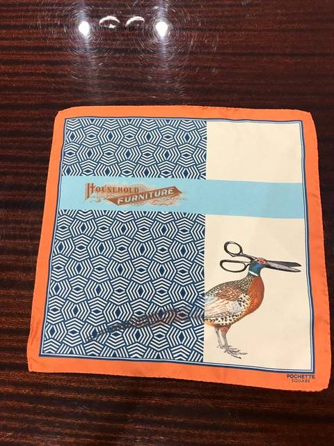 pochette marseille costume ceremonie original pas cher soie