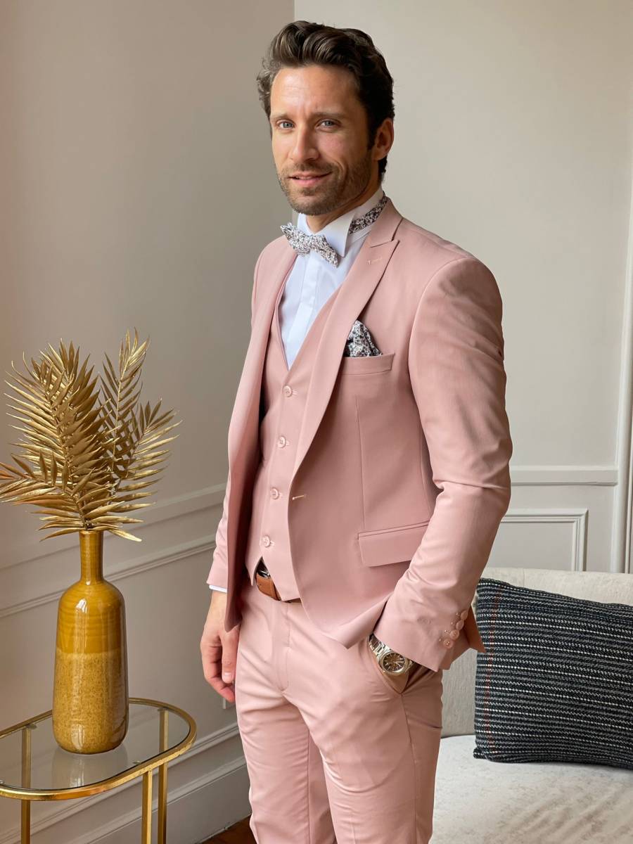 costume rose homme mariage marseille