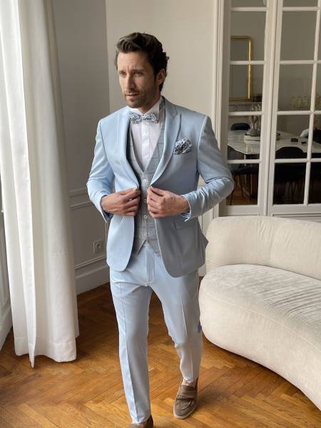 Costume Marseille gilet dépareillé bohème 