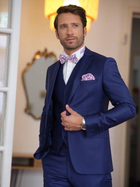 costume bleu electrique marseille pas cher sur mesure mariage témoins