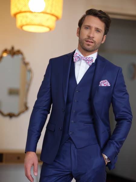 costume bleu electrique marseille pas cher sur mesure mariage témoins