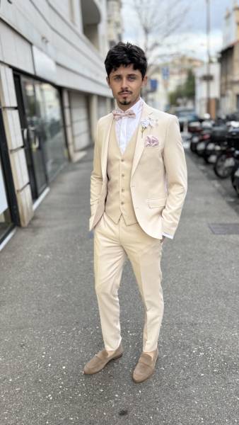 acheter costume beige homme costume 3 pièces homme 545 € costume beige homme pas cher boutique costume mariage homme costume mariage beige tendance