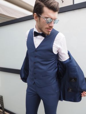 Costume bleu marseille cérémonie