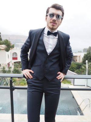 Costume slim fit marseille lagerfeld mariage