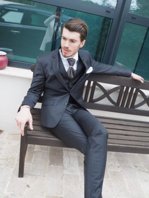 Costume de marié marseille lagerfeld gilet cintré slim fit