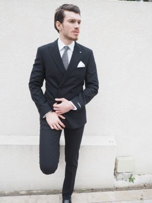 Costume croisé marseille cintré